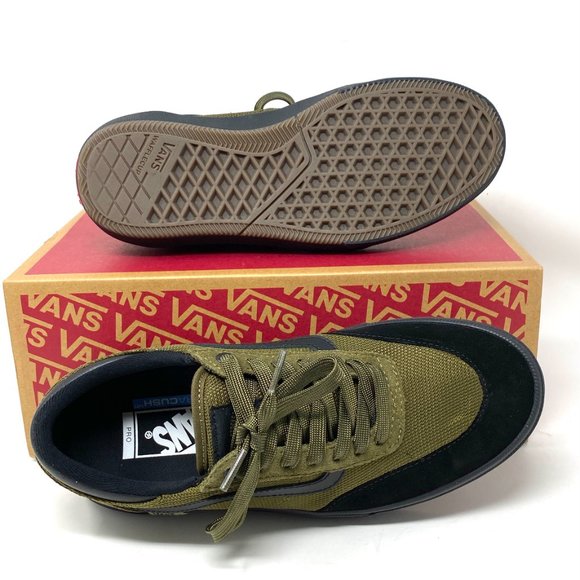 VANS Glibert Crocket Tactical Beech Green Black Women’s Size Sneaker VN0A38COUZK - Picture 2 of 10